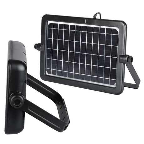 V-Tac Proiector LED Solar V-Tac 10W 4000K IP65 cu Senzor Radar, 1100 lm, Cablu 3 m, Baterie 7200 mAh