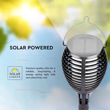 V-Tac SET 4 CORP ILUMINAT GRADINA IP44 3 IN 1 EFECT FLACARA INCARCARE SOLAR
