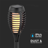 V-Tac SET 4 CORP ILUMINAT GRADINA IP44 3 IN 1 EFECT FLACARA INCARCARE SOLAR