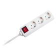 V-Tac PRELUNGITOR 3 CAI CU INTRERUPATOR 5M( 3G1.5MM2) ALB