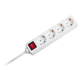 V-Tac PRELUNGITOR 4 CAI CU INTRERUPATOR 1.5M( 3G1.5MM2) ALB