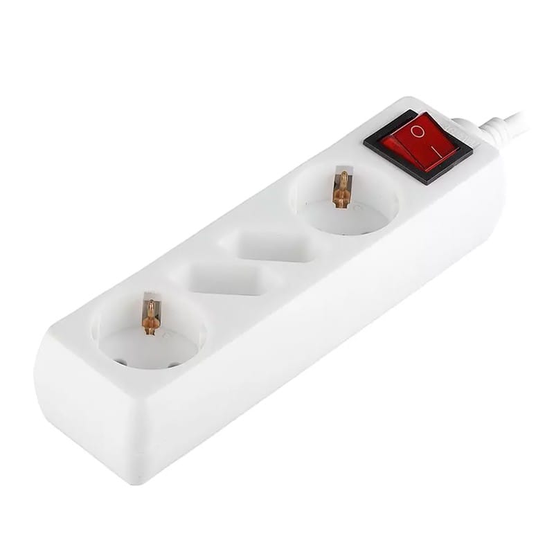 V-Tac PRELUNGITOR 4 CAI CU INTRERUPATOR 1.5M( 3G1.5MM2) ALB