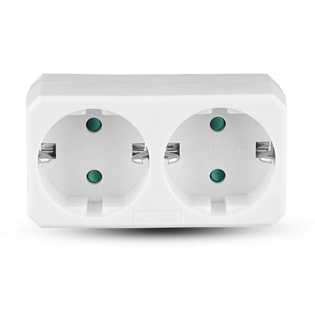 V-Tac ADAPTOR 2 PRIZE 2X16A MAX 2300W