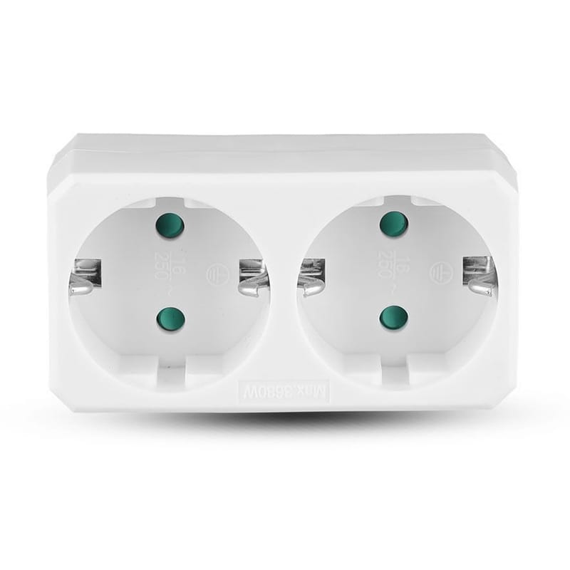 V-Tac ADAPTOR 2 PRIZE 2X16A MAX 2300W