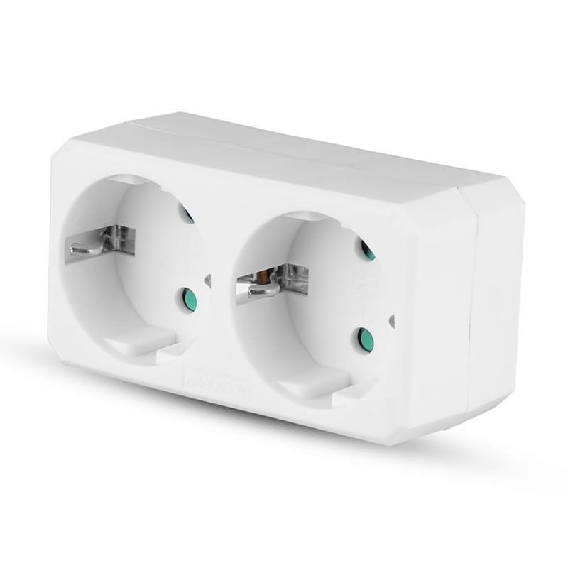 V-Tac ADAPTOR 2 PRIZE 2X16A MAX 2300W
