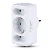 V-Tac ADAPTOR 3 PRIZE 2X2.5A SI 1X16A MAX 3680W
