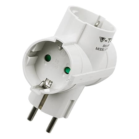 V-Tac ADAPTOR 3 PRIZE 3X16A MAX 3680W