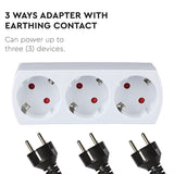 V-Tac ADAPTOR 3 PRIZE 3X16A MAX 3680W