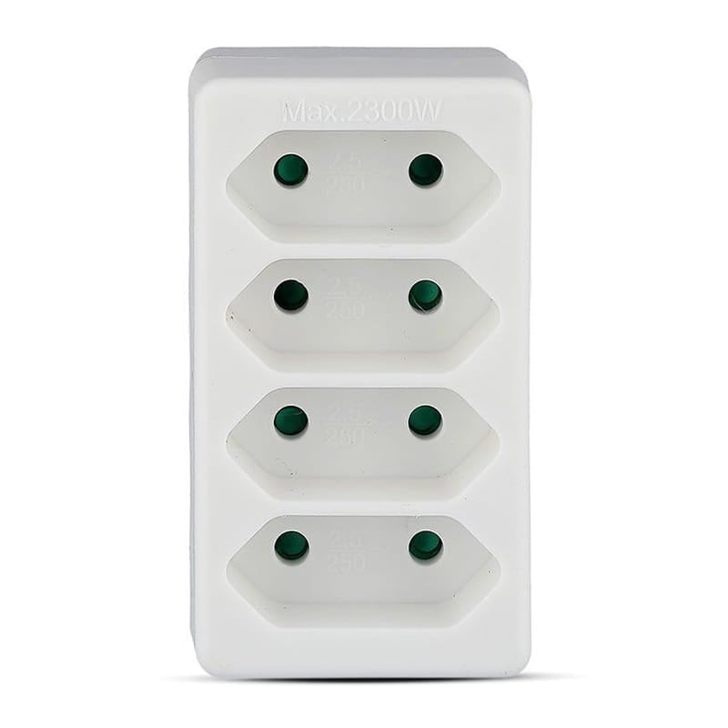 V-Tac ADAPTOR 4 PRIZE 4X2.5A MAX 2300W