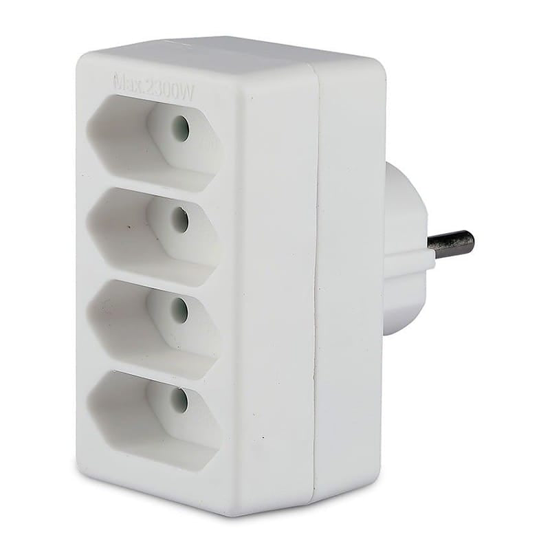 V-Tac ADAPTOR 4 PRIZE 4X2.5A MAX 2300W
