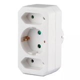 V-Tac ADAPTOR 3 PRIZE 1X16A 2x2.5A MAX 3500W
