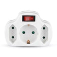 V-Tac ADAPTOR 3 PRIZE CU INTRERUPATOR 3X16A MAX 3500W