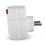 V-Tac ADAPTOR 3 PRIZE CU INTRERUPATOR 3X16A MAX 3500W