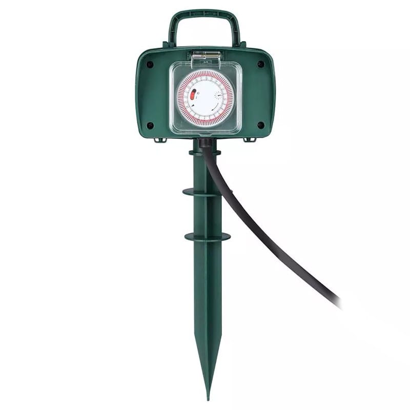 V-Tac PRELUNGITOR DE EXTERIOR TARUS 2 CAI 3M(3G1.5MM2) IP44 CU TIMER