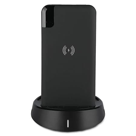 V-Tac POWER BANK 8000MAH INCARCARE WIRELESS MODEL STAND - NEGRU
