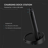 V-Tac POWER BANK 8000MAH INCARCARE WIRELESS MODEL STAND - NEGRU