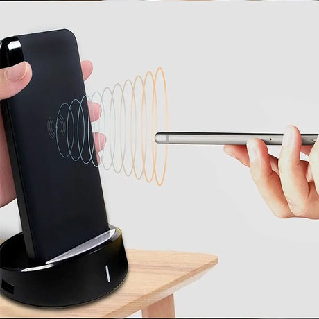 V-Tac POWER BANK 8000MAH INCARCARE WIRELESS MODEL STAND - NEGRU