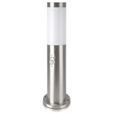 V-Tac STALP ILUMINAT CU SENZOR SOCLU E27  - NICHEL