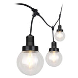 V-Tac Ghirlandă Luminoasă Festivă V-Tac 3m, 6x E27, IP65, Negru, pentru Exterior