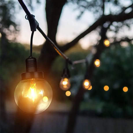 V-Tac Ghirlandă Luminoasă Festivă V-Tac 3m, 6x E27, IP65, Negru, pentru Exterior