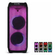 V-Tac Boxă Portabilă PA V-Tac 2x10”, 100W RMS, TWS, Bluetooth, FM, AUX, USB/TF, Negru