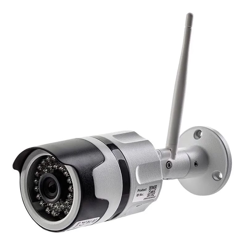 V-Tac Cameră de supraveghere IP Bullet V-Tac Wi‑Fi 3MP, IP65, lentilă 3,6 mm, vedere nocturnă 10 m, audio bidirecțional, H.265