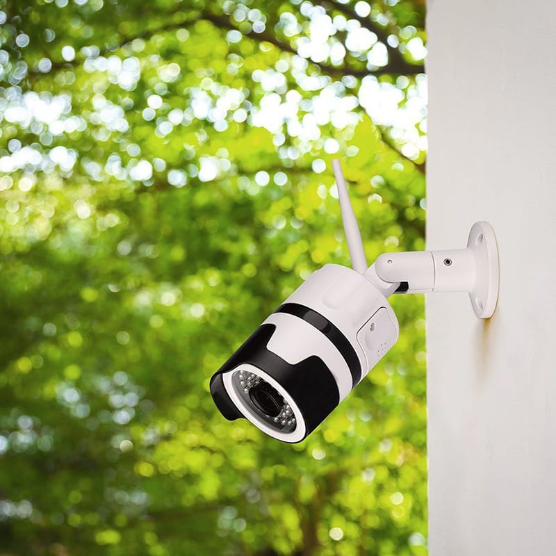 V-Tac Cameră de supraveghere IP Bullet V-Tac Wi‑Fi 3MP, IP65, lentilă 3,6 mm, vedere nocturnă 10 m, audio bidirecțional, H.265