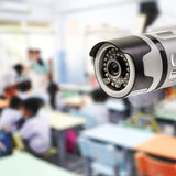 V-Tac Cameră de supraveghere IP Bullet V-Tac Wi‑Fi 3MP, IP65, lentilă 3,6 mm, vedere nocturnă 10 m, audio bidirecțional, H.265