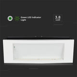V-Tac LAMPA LED IESIRE DE URGENTA 3.8W 6000K ALB RECE