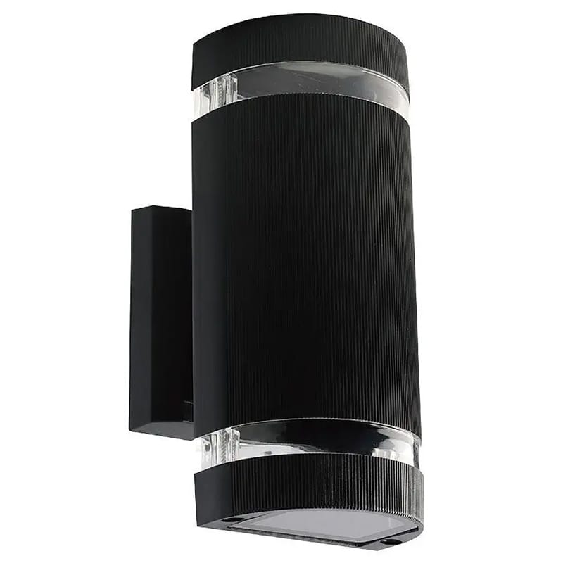 V-Tac LAMPA PERETE SOCLU E27 IP44 - NEGRU