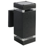 V-Tac LAMPA PERETE SOCLU E27 IP44 - NEGRU