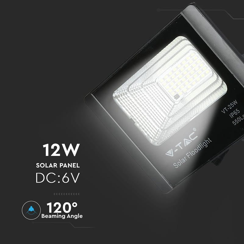 V-Tac REFLECTOR LED 12W 6000K CU INCARCARE SOLARA
