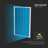 V-Tac Corp Iluminat Stradal LED Solar V-Tac 50W 6000K IP65, 4000lm, cu Panou Solar și Telecomandă