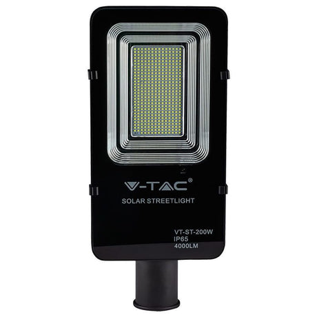 V-Tac Corp Iluminat Stradal LED Solar V-Tac 50W 6000K IP65, 4000lm, cu Panou Solar și Telecomandă
