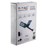 V-Tac Corp Iluminat Stradal LED Solar V-Tac 50W 6000K IP65, 4000lm, cu Panou Solar și Telecomandă