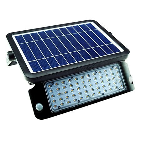 V-Tac Proiector LED Solar V-Tac 10W 4000K Alb Neutru, cu Încărcare Solară