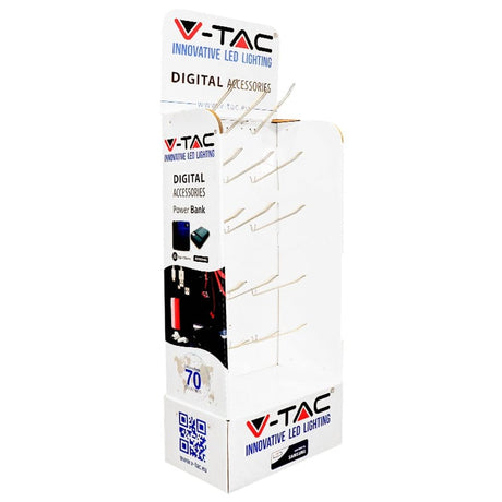 V-Tac STAND CARTON CU 15 CARLIGE METALICE