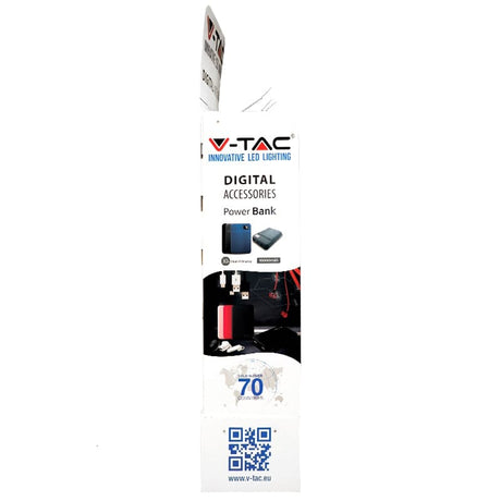 V-Tac STAND CARTON CU 15 CARLIGE METALICE