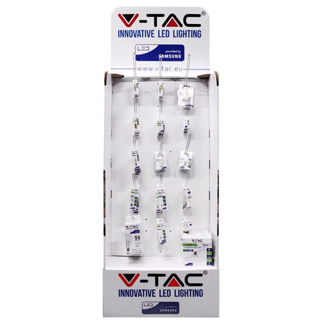 V-Tac Stand din carton V-Tac cu 15 cârlige metalice pentru expunere produse