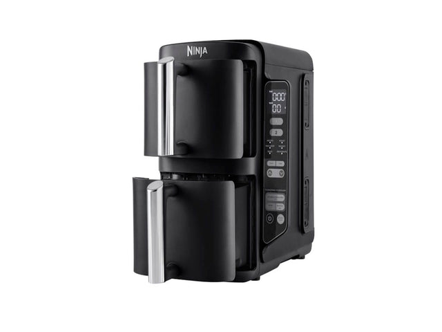 NINJA Friteuza dubla cu aer cald Ninja Double Stack 7.6L2470W, negru