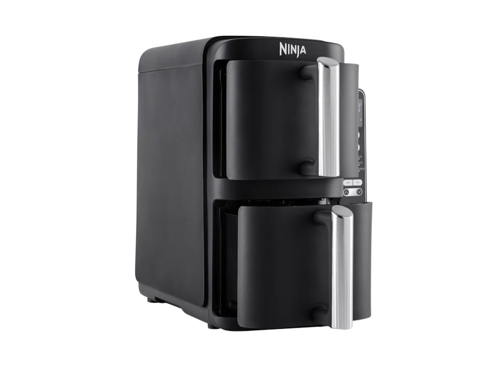 NINJA Friteuza dubla cu aer cald Ninja Double Stack 7.6L2470W, negru