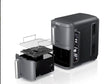 NINJA Friteuza dubla cu aer cald Ninja Double Stack 9.5L2470W, argintiu