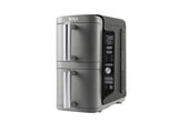 NINJA Friteuza dubla cu aer cald Ninja Double Stack 9.5L2470W, argintiu