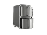 NINJA Friteuza dubla cu aer cald Ninja Double Stack 9.5L2470W, argintiu