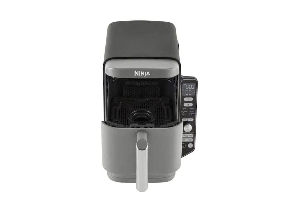NINJA Friteuza dubla cu aer cald Ninja Double Stack 9.5L2470W, argintiu