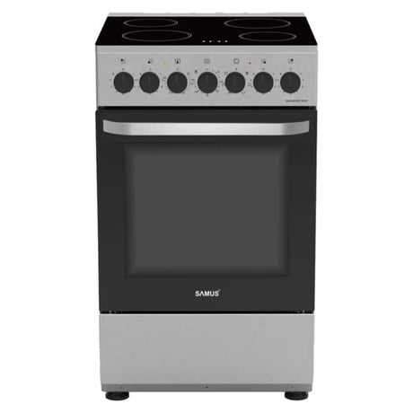 Samus Aragaz Aragaz Samus SM668VME INOX | 60cm, 4 Arzatoare Gaz, Cuptor Electric, 60x60x85cm