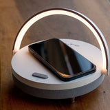 LTC Boxă Bluetooth LTC 5W cu lampă tactilă și încărcător wireless cu inducție, hands-free și suport telefon