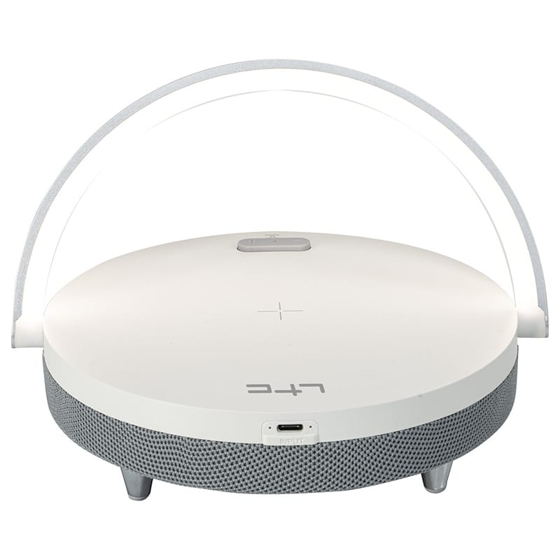 LTC Boxă Bluetooth LTC 5W cu lampă tactilă și încărcător wireless cu inducție, hands-free și suport telefon