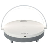 LTC Boxă Bluetooth LTC 5W cu lampă tactilă și încărcător wireless cu inducție, hands-free și suport telefon