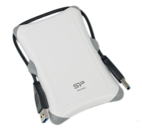 Silicon power HDD Extern HDD Extern Silicon Power Armor A30 SP010TBPHDA30S3W | 1TB, Anti-Shock, USB 3.0, Alb